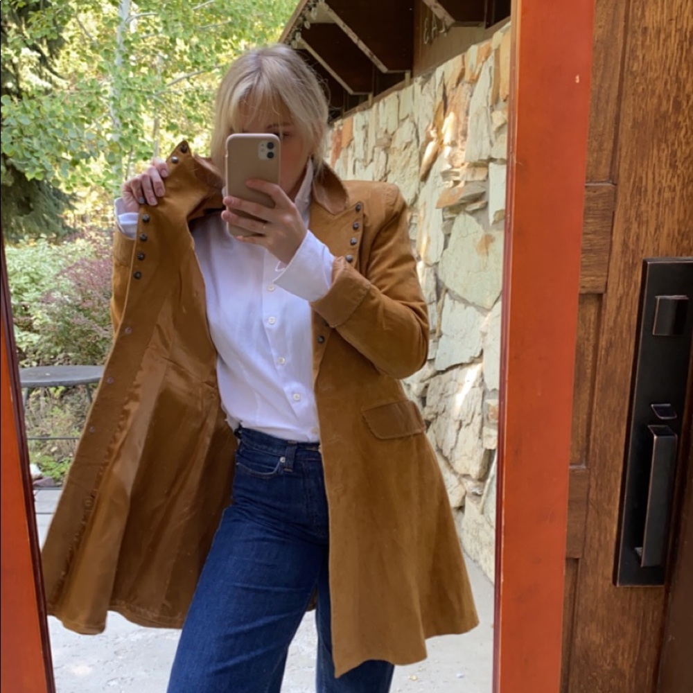 Scully - Vintage Camel Suede Jacket - image 3